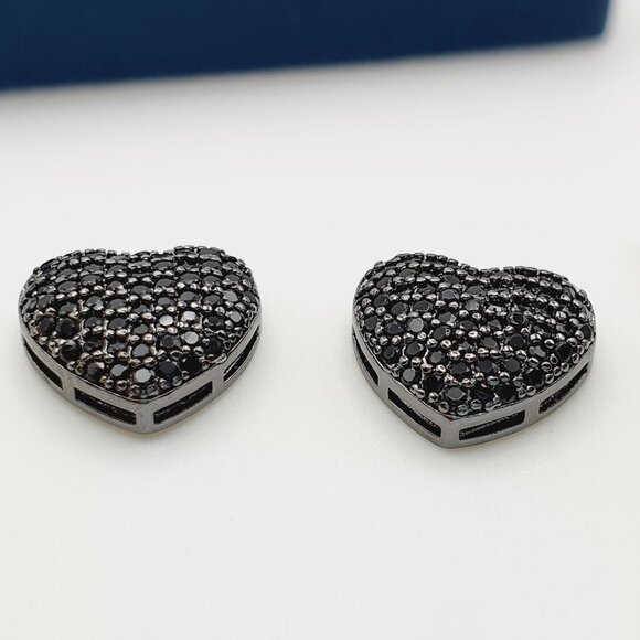 "925 Sterling Silver Plated CZ Earrings, EVBRS478 - Picture 8 of 9